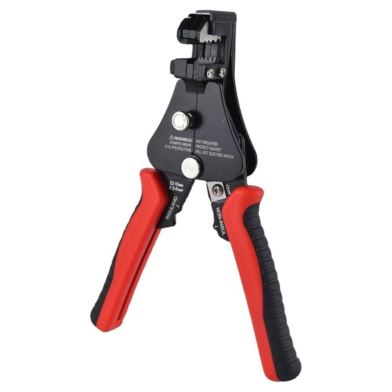 Automatic Wire Stripper Cutter - VELIF-เครื่องมืออเนกประสงค์ 3-in-1 สำหรับงานตัด ปอกสายไฟ และย้ำหัวสายไฟ ปรับความยาวได้