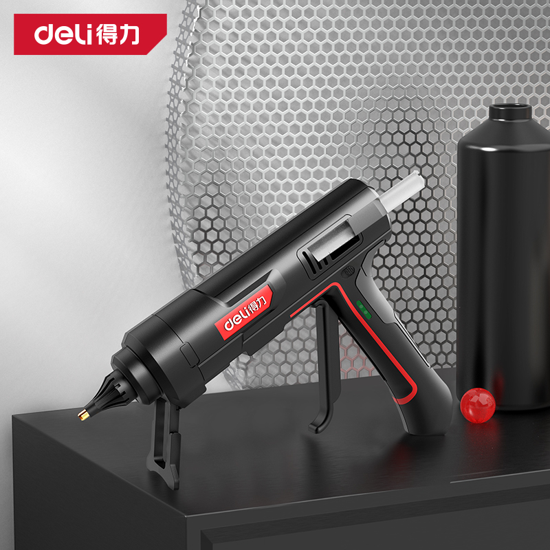 Hot Melt Glue Gun Cordless - ปืนกาวร้อน DELI 300W สำหรับงาน DIY ขนาดเล็ก