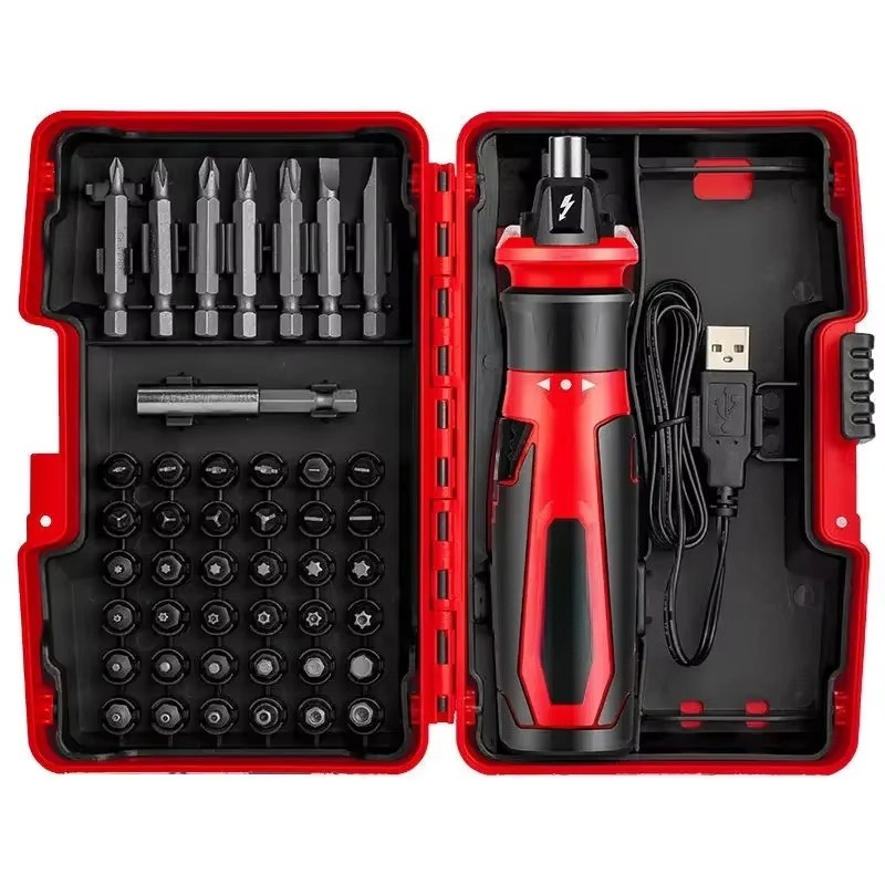 Electric Screwdriver Rechargeable Usb - ชุดไขควงไฟฟ้าขนาดเล็ก 4V ไขควงไฟฟ้าไร้สายอัจฉริยะ ชาร์จ USB ได้