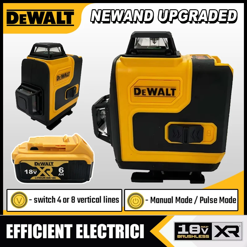 Laser Level 16 Lines 4D Green - ระดับเลเซอร์ Dewalt 360 องศา สีเขียว 16
