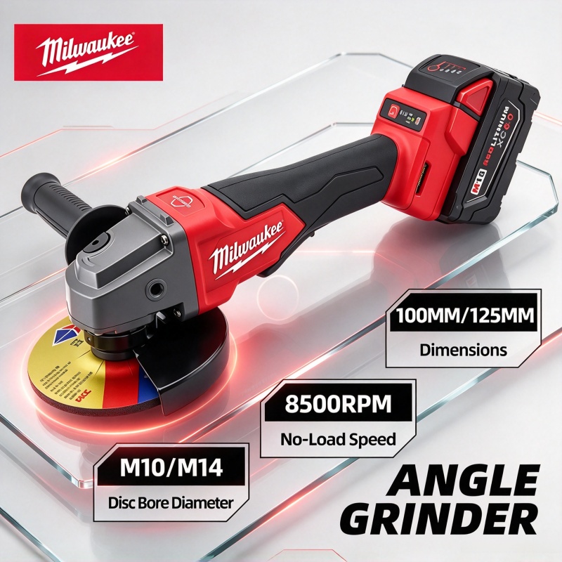 Brushless Angle Grinder Battery Powered - เครื่องเจียรไฟฟ้ามิลวอกี 125 มม. รุ่นใหม่ ของแท้ ไร้แปรงถ่าน