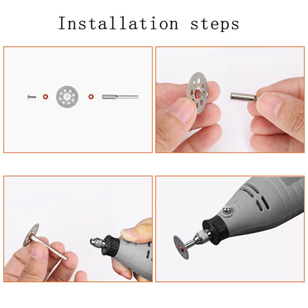 ชุดใบเลื่อยตัดเพชร 60/40/32/30 - Cordless Rotary Tool Kit Accessories บทวิจารณ์และราคา