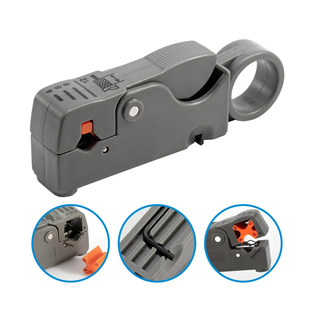 เครื่องมือปอกสายไฟแบบหมุน คีมป - Automatic Wire Stripper Cutter บทวิจารณ์และราคา