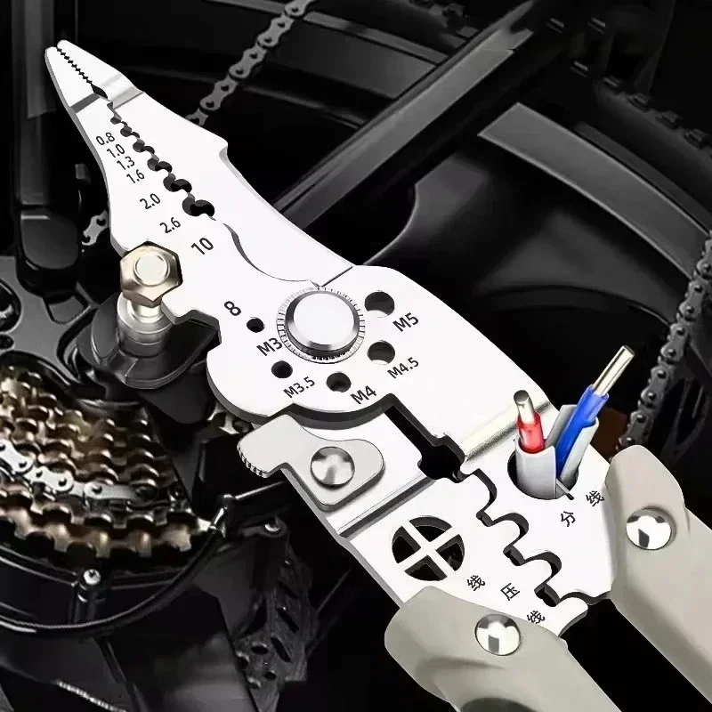 เครื่องมือย้ำสายไฟและปอกสายไฟ  - Automatic Wire Stripper Cutter บทวิจารณ์และราคา