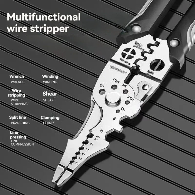 เครื่องมือย้ำสายไฟและปอกสายไฟ  - Automatic Wire Stripper Cutter บทวิจารณ์และราคา