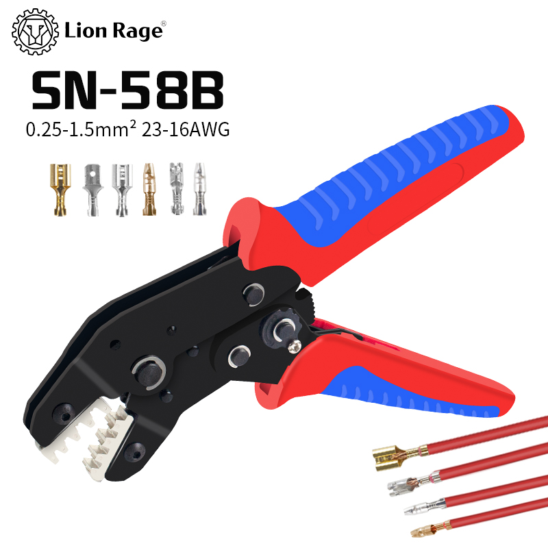 ชุดคีมย้ำสายไฟแบบมีกลไกเฟือง S - Automatic Wire Stripper Cutter บทวิจารณ์และราคา