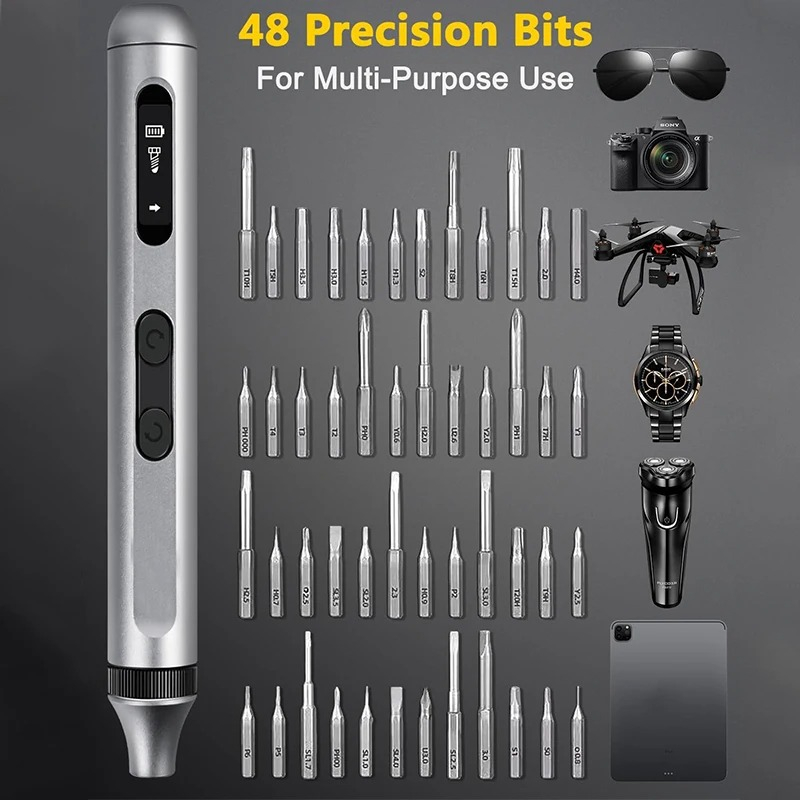 ชุดไขควงไฟฟ้าแบบใช้แม่เหล็ก สา - Electric Screwdriver Rechargeable Usb บทวิจารณ์และราคา