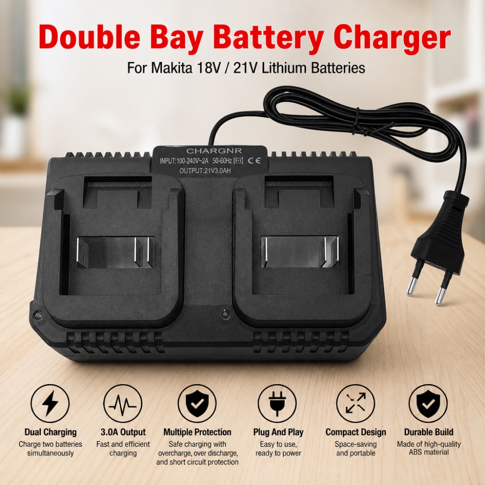 เครื่องชาร์จแบตเตอรี่ลิเธียมไอ - Brushless Cordless Electric Drill 18V บทวิจารณ์และราคา