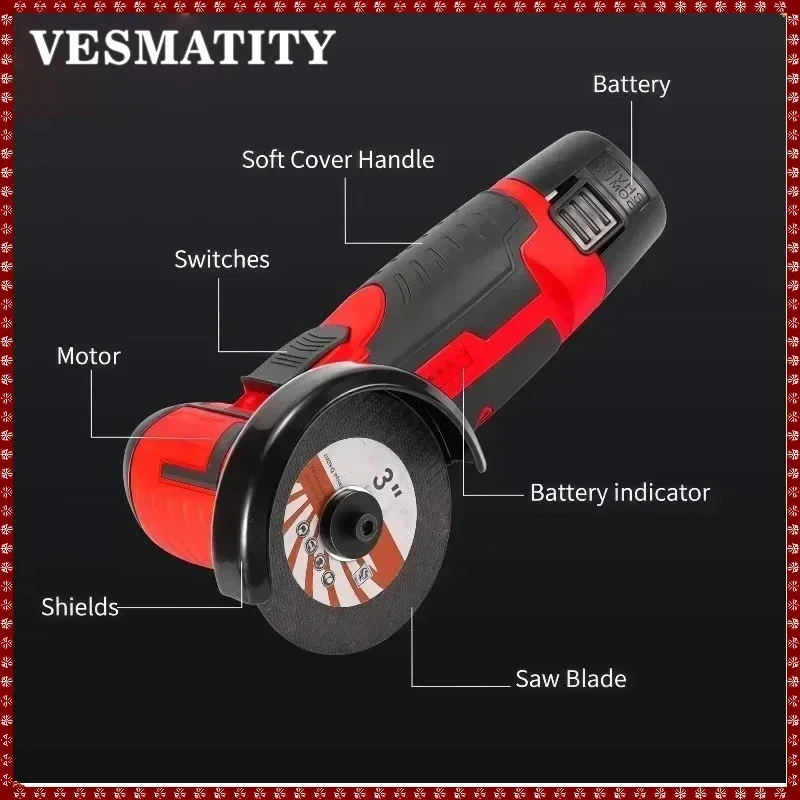 เครื่องเจียรไฟฟ้าไร้แปรงถ่านขน - Brushless Angle Grinder Battery Powered บทวิจารณ์และราคา