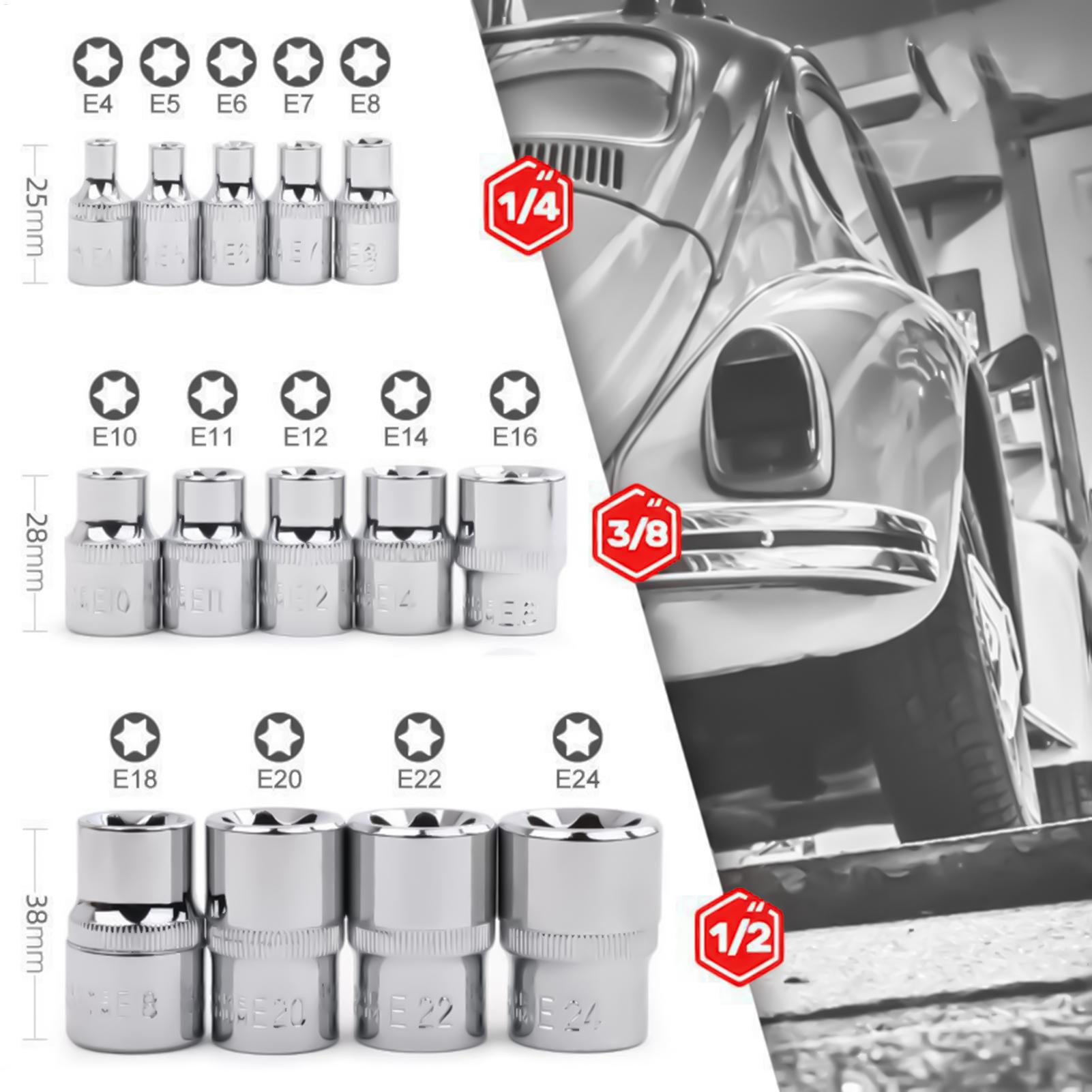 ชุดซ็อกเก็ตแบบพกพา ทนทาน ใช้งา - Hand Tools บทวิจารณ์และราคา