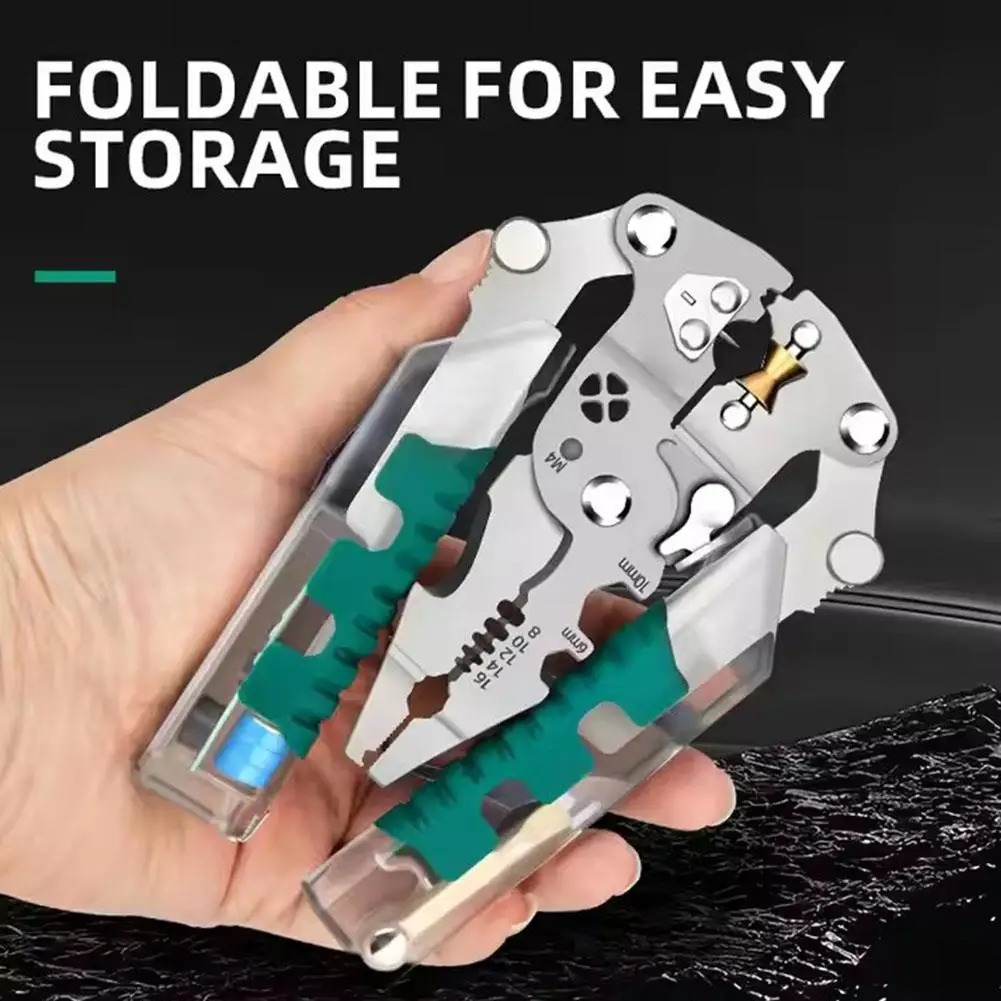 Foldablbe คีมปอกสายไฟการทดสอบแ - Automatic Wire Stripper Cutter บทวิจารณ์และราคา
