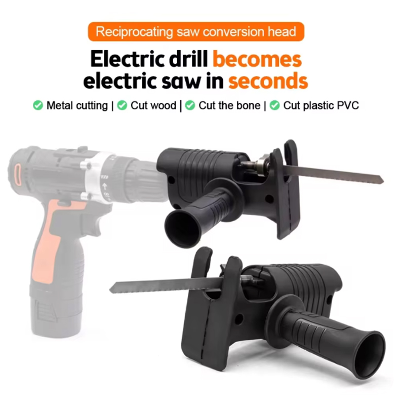 อุปกรณ์เสริมสำหรับสว่านไฟฟ้าแบ - Reciprocating Saw Attachment Drill บทวิจารณ์และราคา