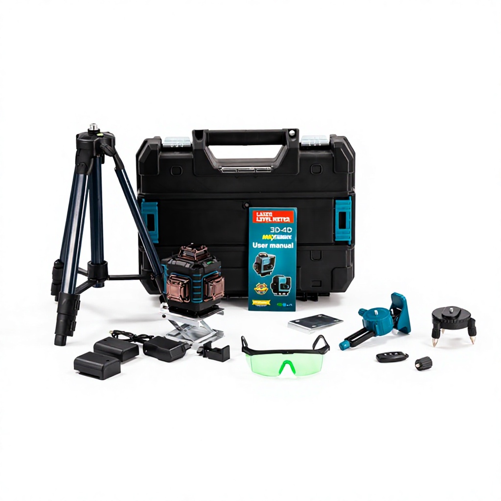 เครื่องวัดระดับเลเซอร์สีเขียว  - Laser Level 16 Lines 4D Green บทวิจารณ์และราคา