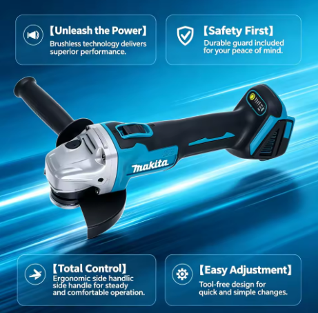 เครื่องเจียรไร้สาย Makita DGA4 - Brushless Angle Grinder Battery Powered บทวิจารณ์และราคา