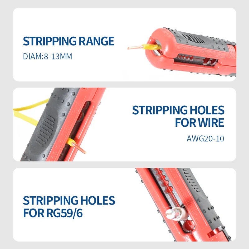 เครื่องปอกสายไฟและตัดสายไฟแบบอ - Automatic Wire Stripper Cutter บทวิจารณ์และราคา