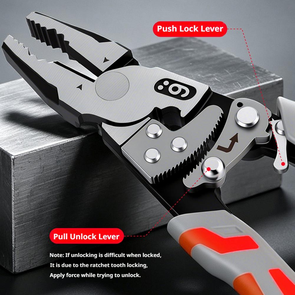 คีมตัดสายไฟแบบมีกลไกเฟืองล็อคใ - Automatic Wire Stripper Cutter บทวิจารณ์และราคา