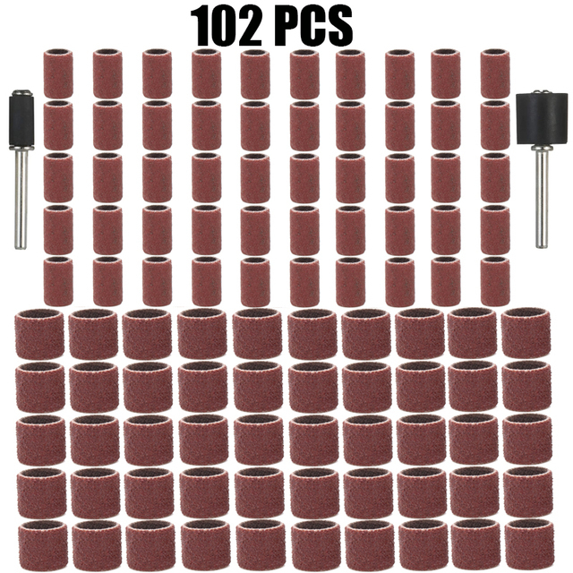 11/102 ชิ้น Sanding Drum Kit G - Cordless Rotary Tool Kit Accessories บทวิจารณ์และราคา