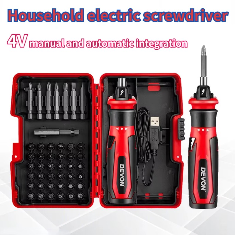 ชุดไขควงไฟฟ้าขนาดเล็ก 4V ไขควง - Electric Screwdriver Rechargeable Usb บทวิจารณ์และราคา