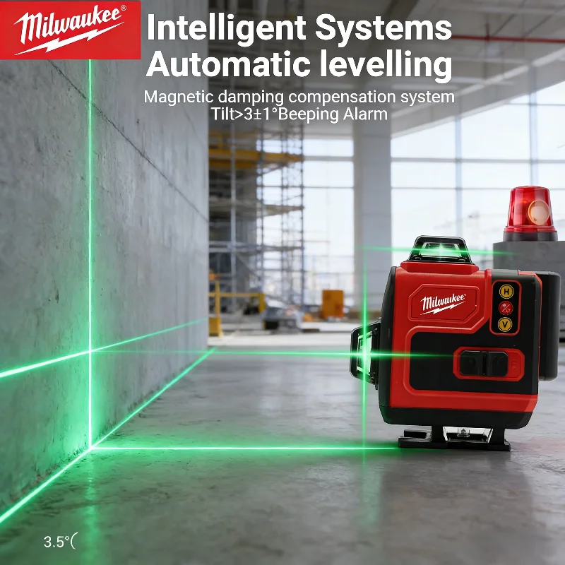 เครื่องเลเซอร์ 4 มิติ 16 เส้น  - Laser Level 16 Lines 4D Green บทวิจารณ์และราคา